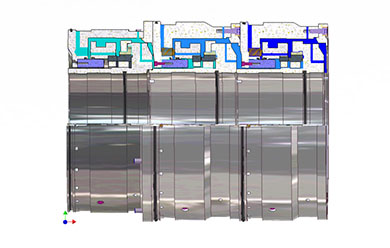 Seal section for RCP
